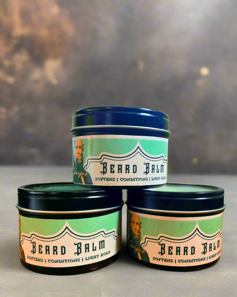 George's Beard Balm - Scent: Burberry for Men & Lemon Meringue Pie - Winter Island Trading Co.