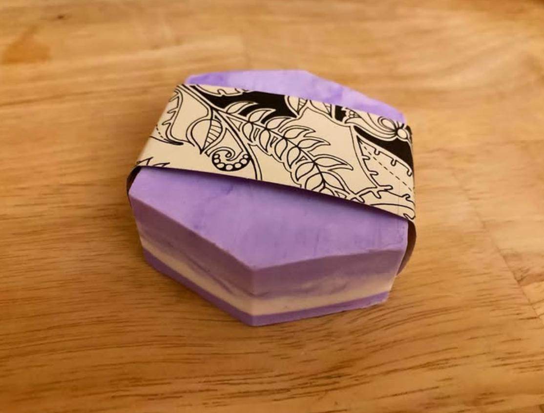 Amethyst l Lavender, Cocoa, Vanilla, French Clay, Goat's Milk Soap - Winter Island Trading Co.