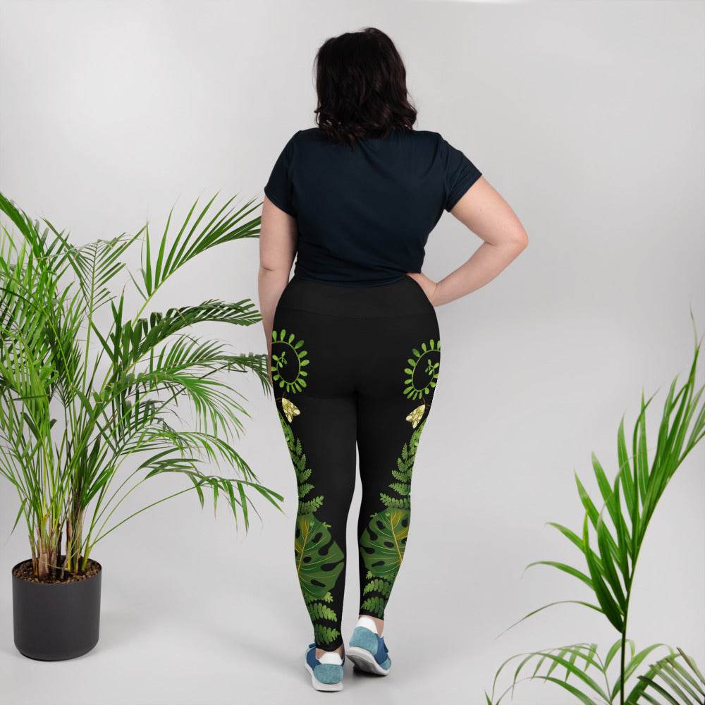All-Over Print Plus Size Leggings - Winter Island Trading Co.