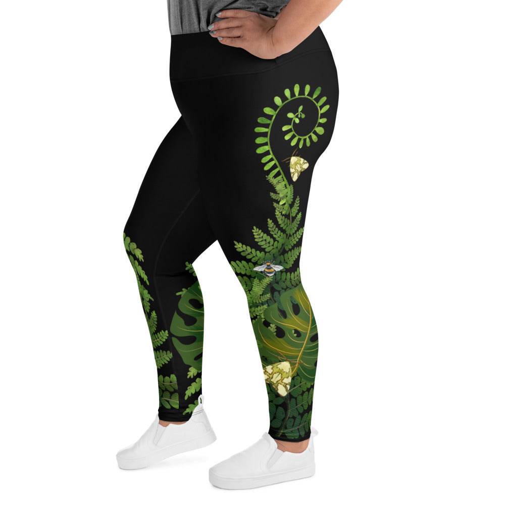 All-Over Print Plus Size Leggings - Winter Island Trading Co.