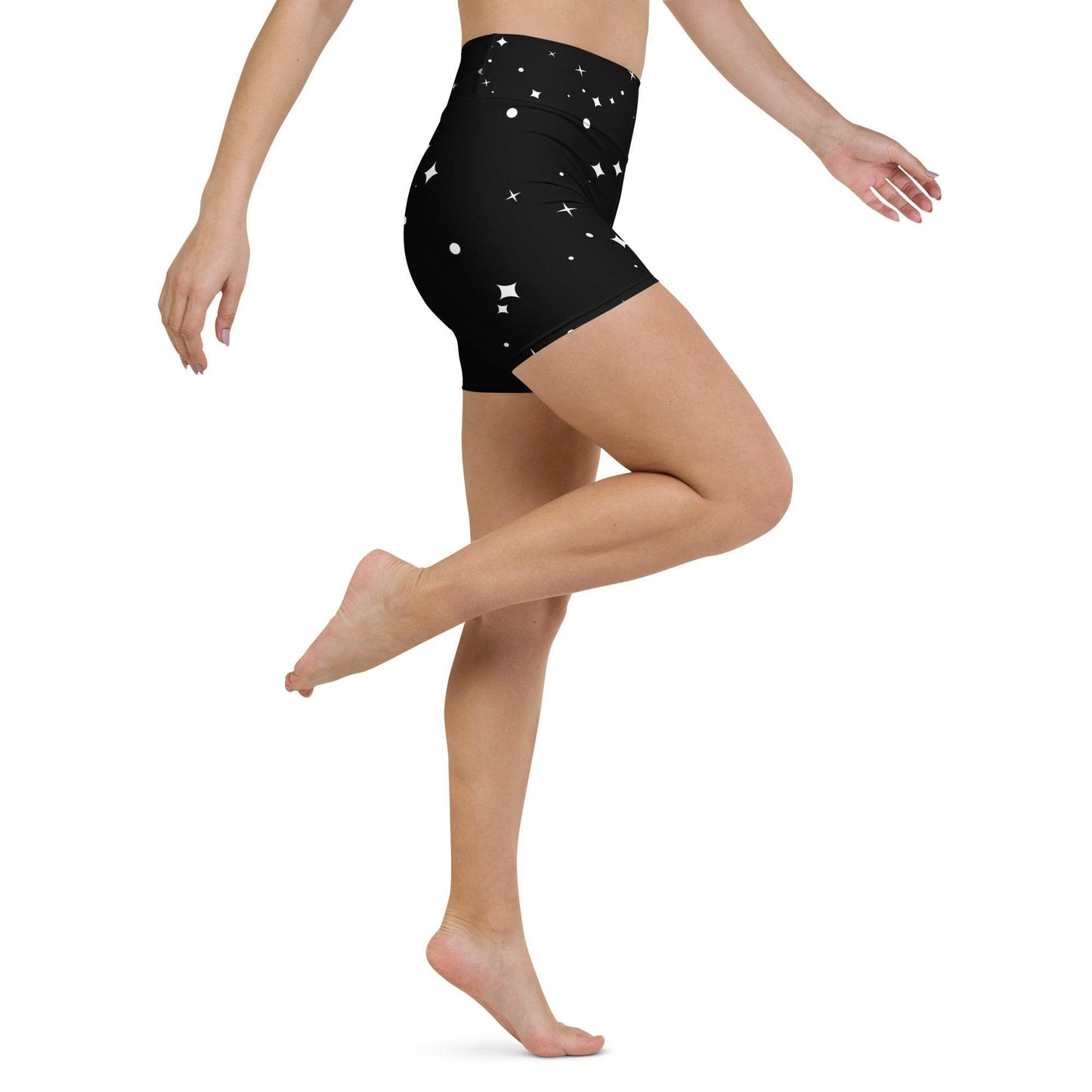 Starry Eyed WITC Soft & Stretchy Yoga Shorts with Pocket - Winter Island Trading Co.