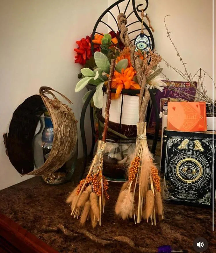 Witch Altar Broom Size 11-15"