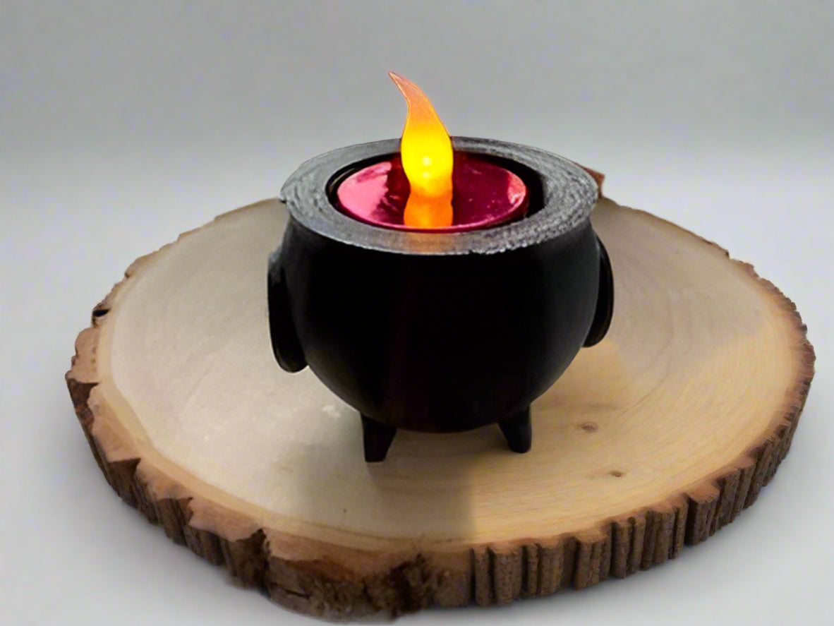 Cauldron Tea Light Holder