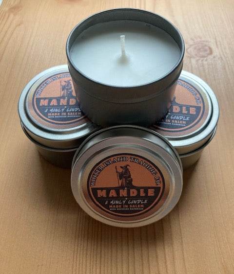 Mandle l A Manly Candle Scent: Fresh Brewed Coffee - Winter Island Trading Co.