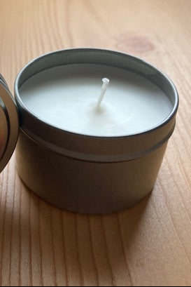 Brigid Goddess Prayer Candle Glass 4oz Tin