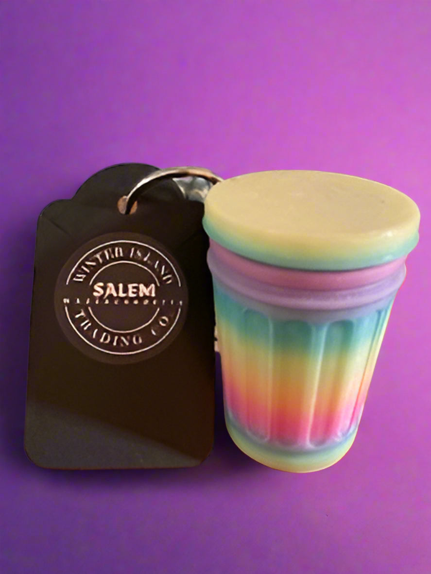 Keychain Rainbow Stash Can