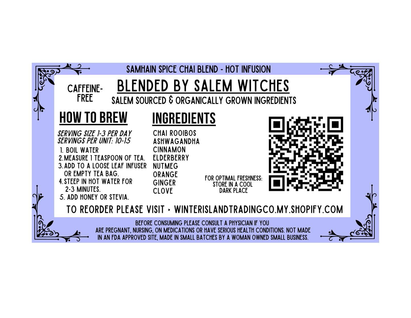 Samhain Spice Herbal Tea