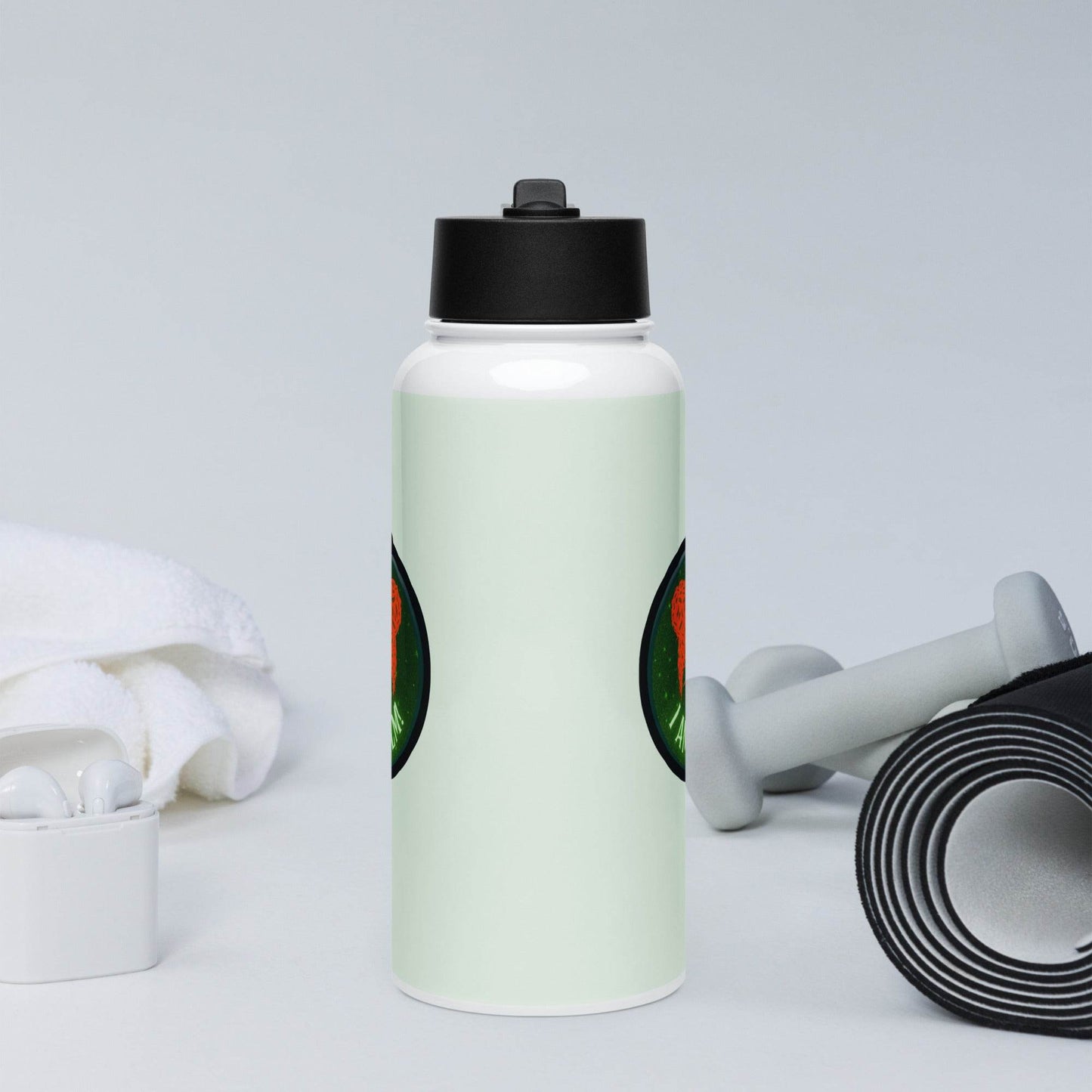 I Am Calm! Winifred Hocus Pocus Inspired Stainless steel water bottle with a straw lid - Winter Island Trading Co.