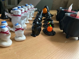 Miniature Stay Puft Marshmallow Man Ghostbusters Inspired Charm