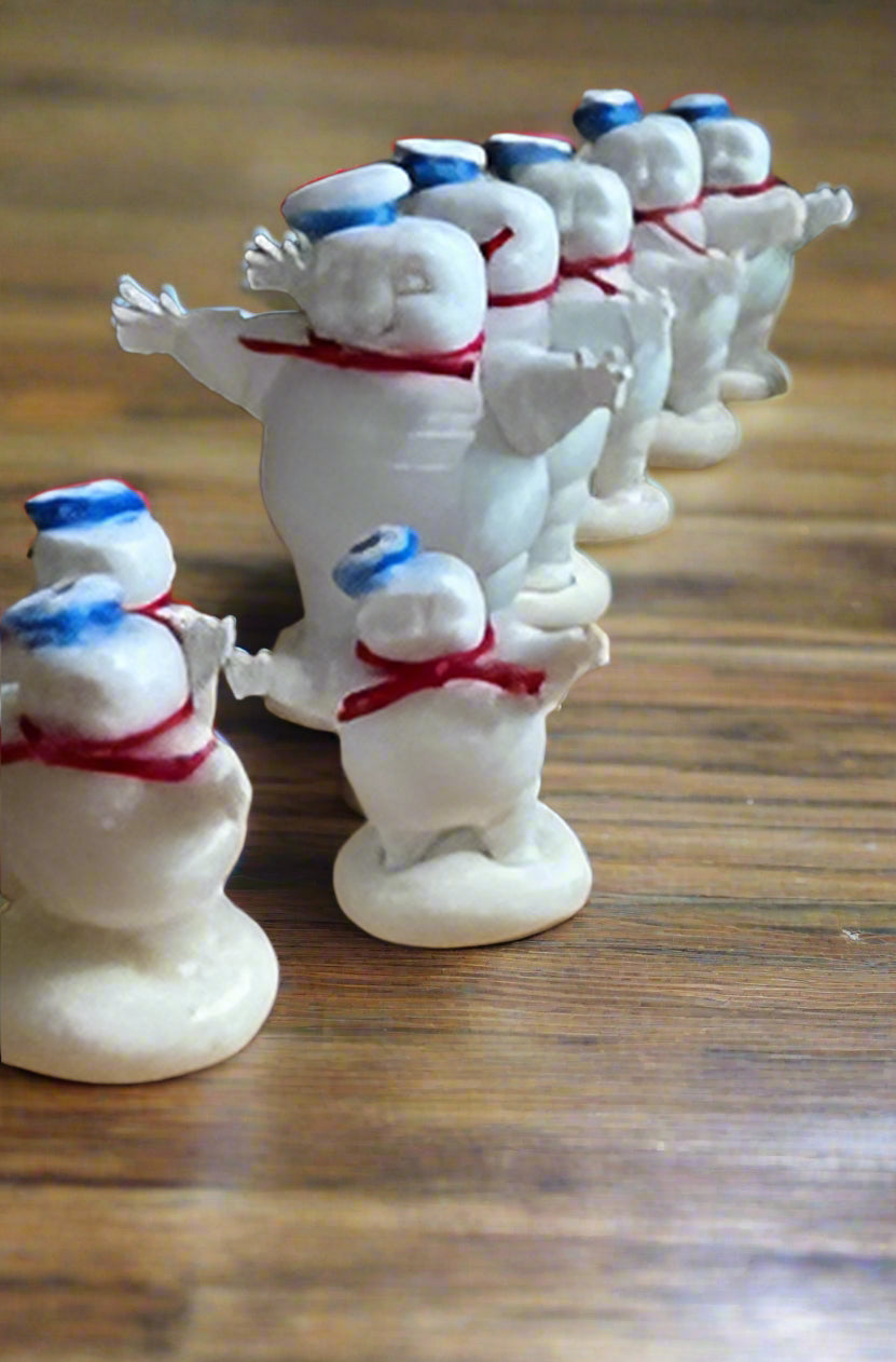 Miniature Stay Puft Marshmallow Man Ghostbusters Inspired Charm