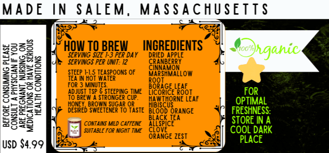 Apple Cider Herbal Tea l Loose Leaf - Winter Island Trading Co.