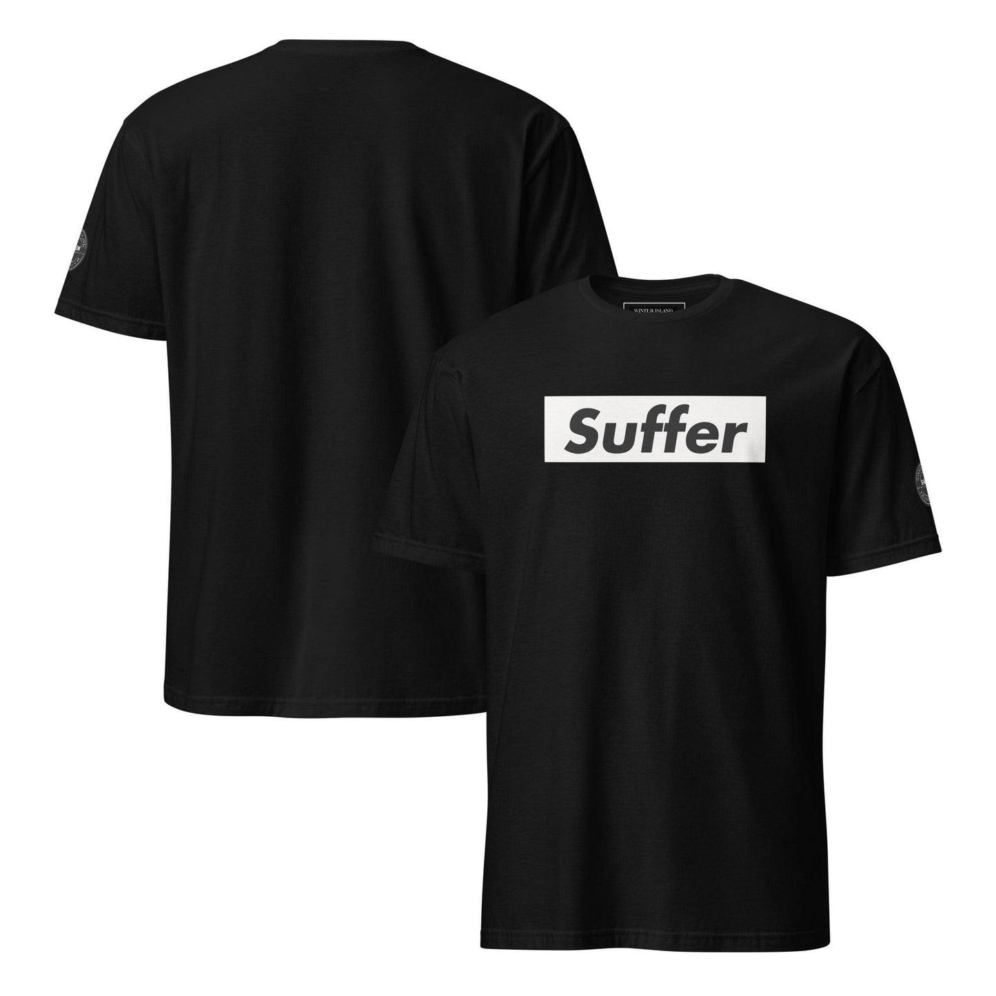 Suffer Brand White on Multiple Colors Short-Sleeve Unisex T-Shirt - Winter Island Trading Co.