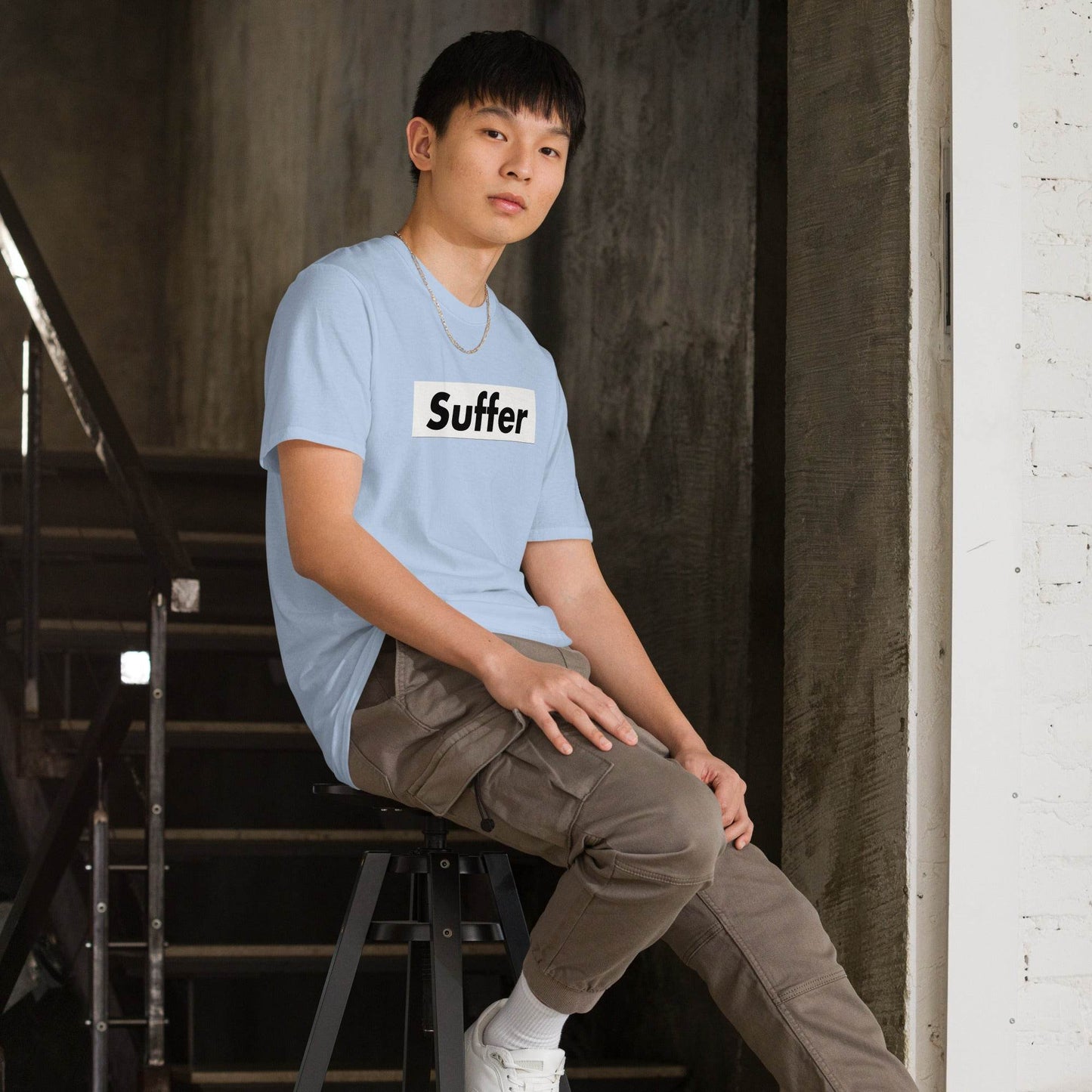 Suffer Brand White on Multiple Colors Short-Sleeve Unisex T-Shirt - Winter Island Trading Co.