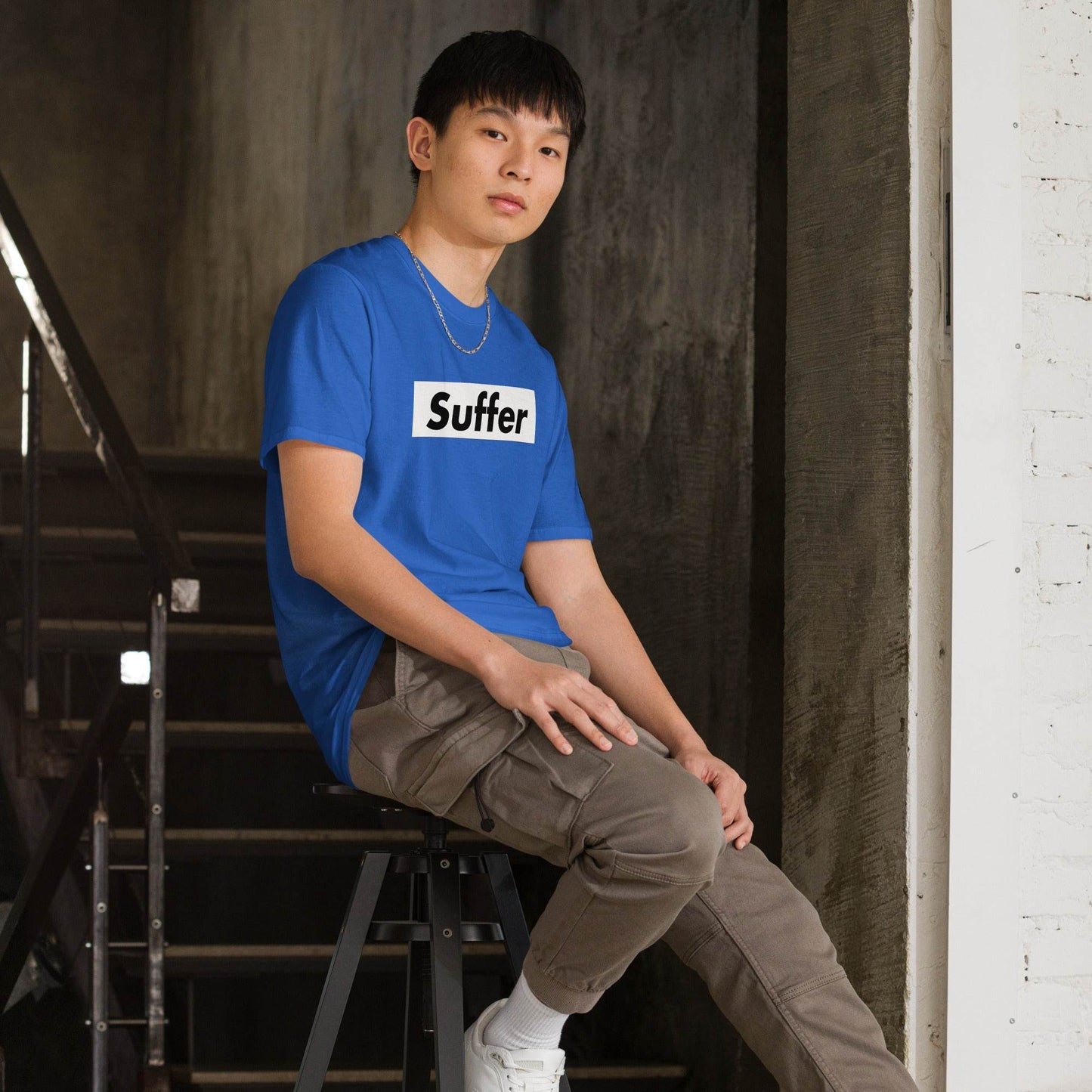 Suffer Brand White on Multiple Colors Short-Sleeve Unisex T-Shirt - Winter Island Trading Co.