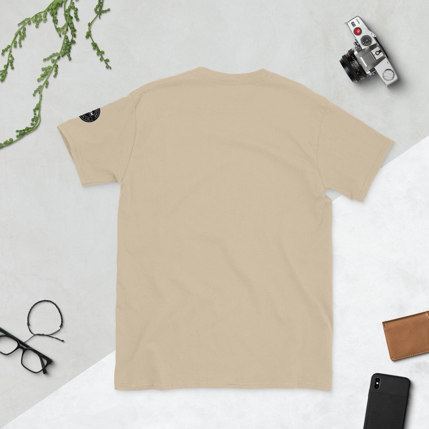Orange and Black Suffer Brand Short-Sleeve Soft Unisex T-Shirt - Winter Island Trading Co.