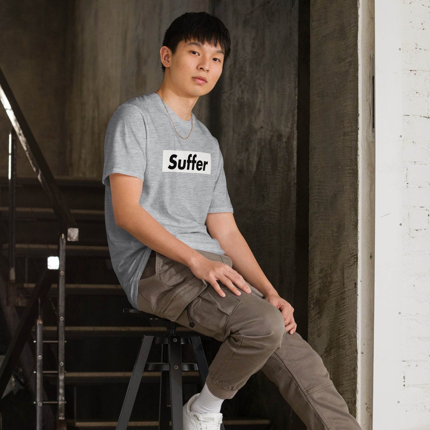 Suffer Brand White on Multiple Colors Short-Sleeve Unisex T-Shirt - Winter Island Trading Co.