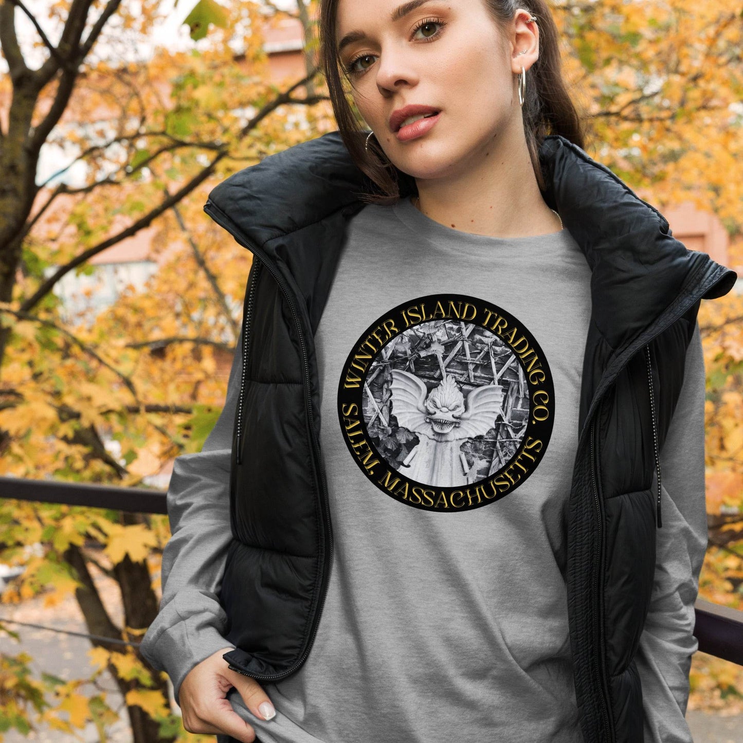 Soft Gargoyle Salem MA WITC Unisex Long Sleeve Tee - Winter Island Trading Co.