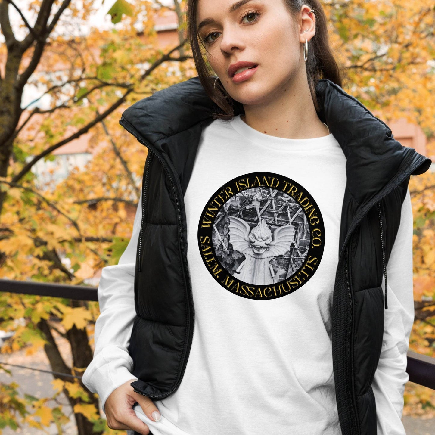 Soft Gargoyle Salem MA WITC Unisex Long Sleeve Tee - Winter Island Trading Co.