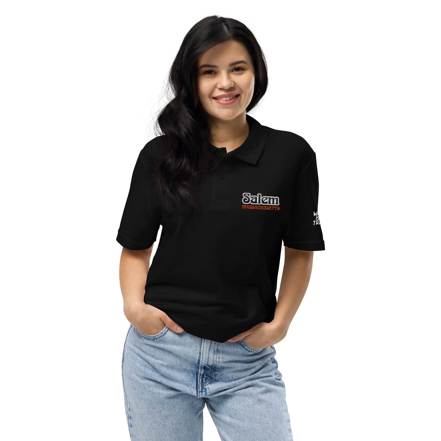 Giles Corey T-Shirt Unisex pique polo shirt - Winter Island Trading Co.