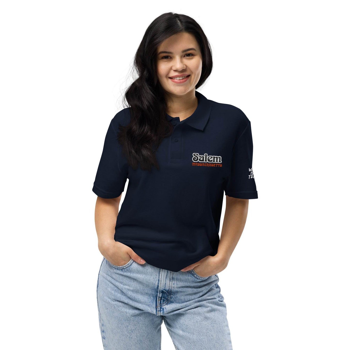 Giles Corey T-Shirt Unisex pique polo shirt - Winter Island Trading Co.
