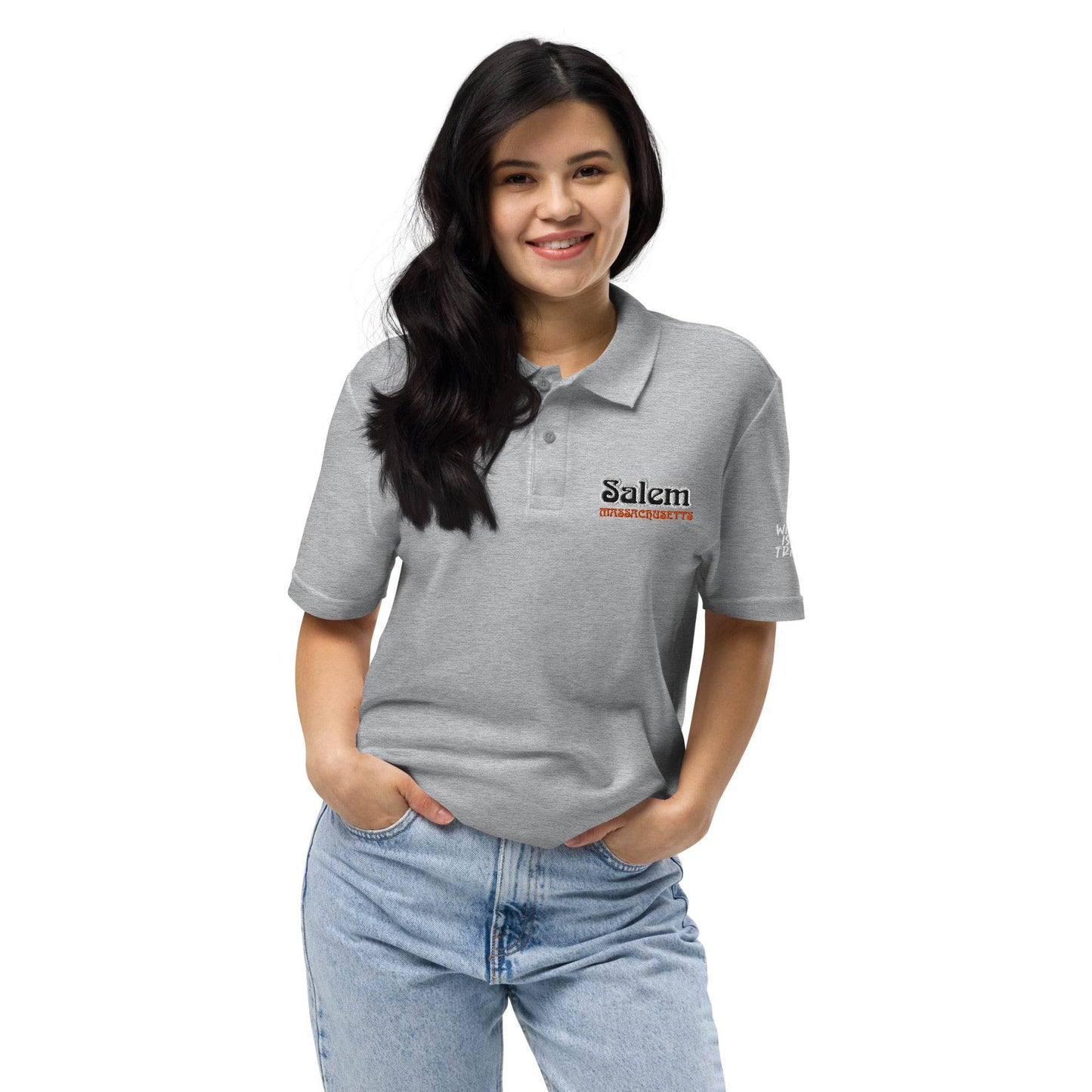 Giles Corey T-Shirt Unisex pique polo shirt - Winter Island Trading Co.