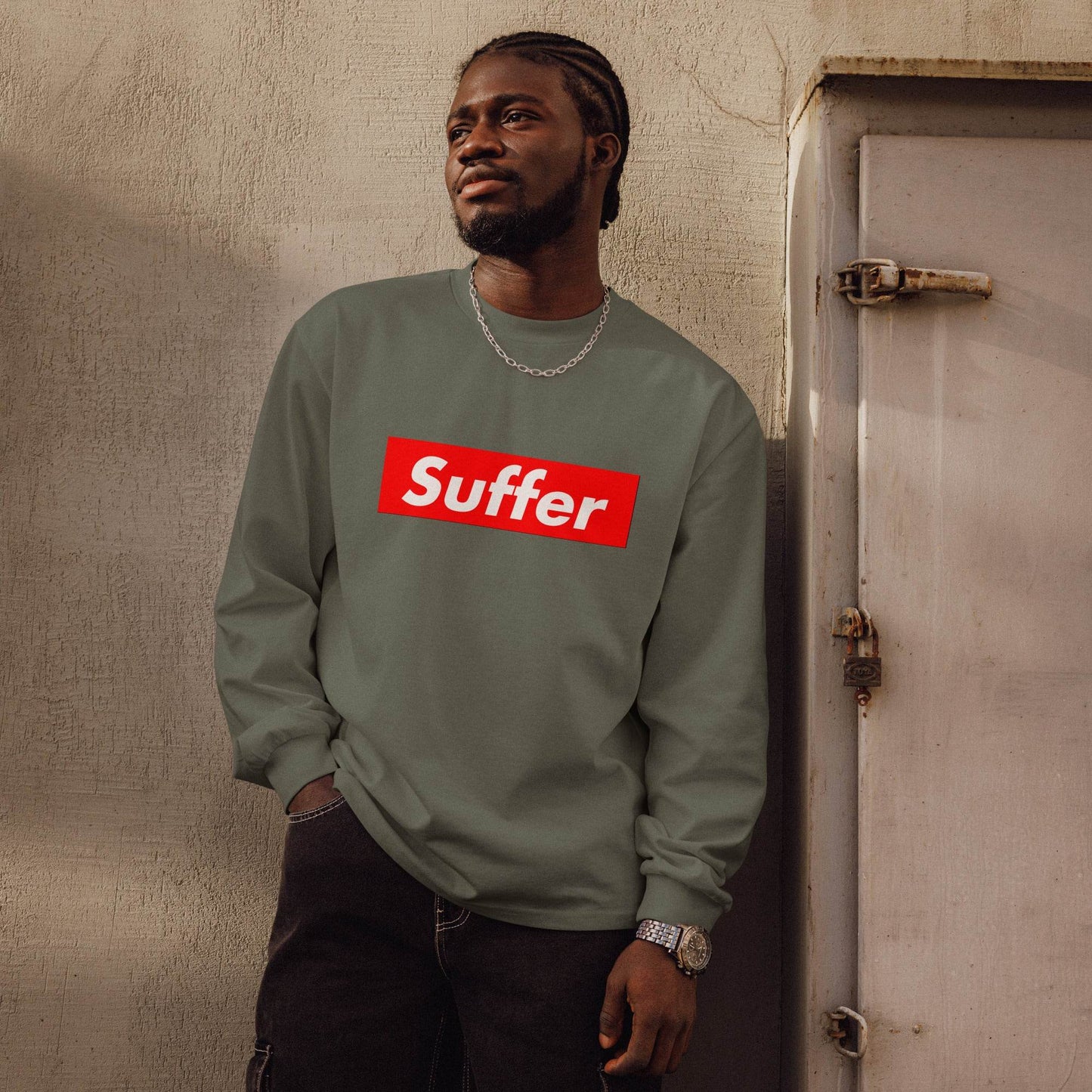 Premium heavyweight long sleeve shirt - Winter Island Trading Co.