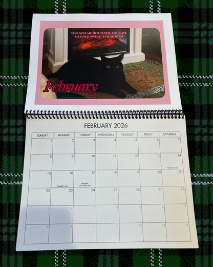 2026 Cat Sabbath Calendar