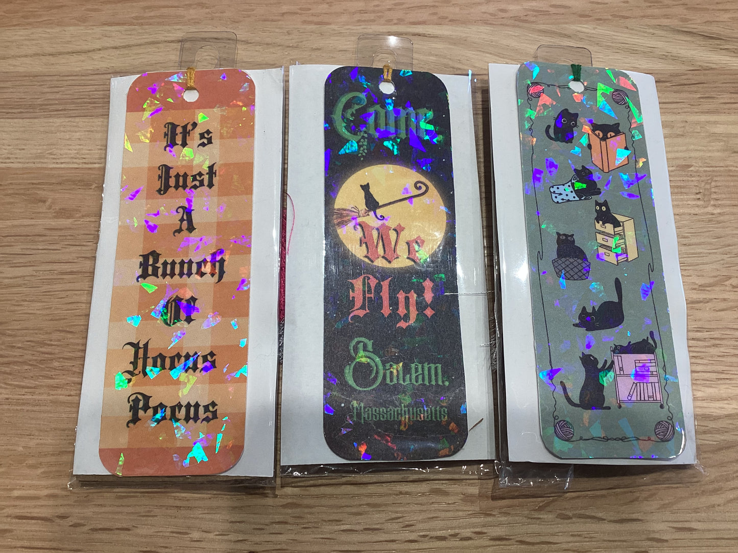 Bookmark Holographic & Handmade by Salem Witch