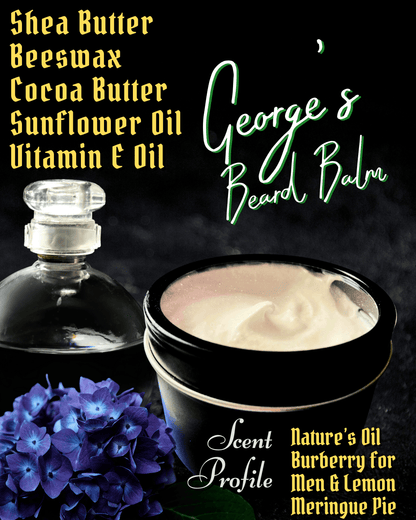 George's Beard Balm - Scent: Burberry for Men & Lemon Meringue Pie - Winter Island Trading Co.