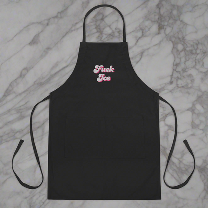 Anti Ice Embroidered Apron