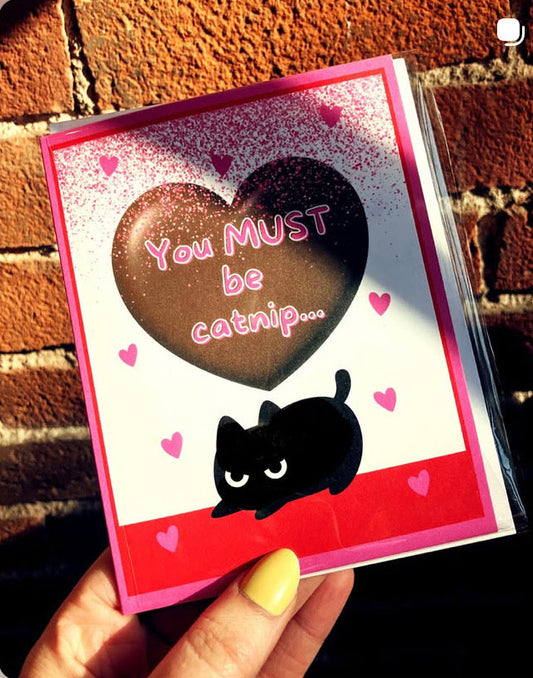 Valentine’s Day Card - Black Cat