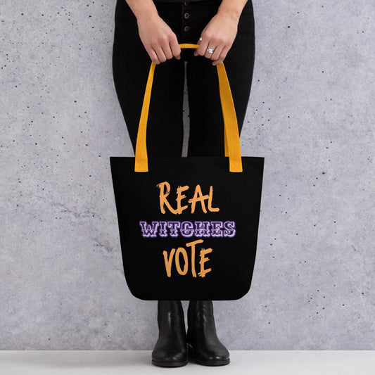 Real Witches Vote Tote bag - Winter Island Trading Co.