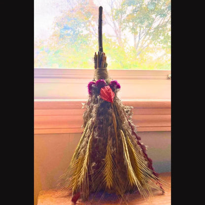 Witch Altar Broom Size 11-15"