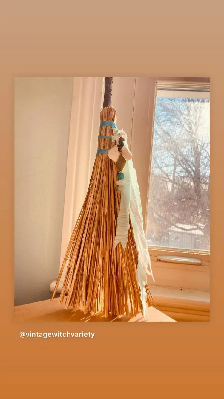 Witch Altar Broom Size 11-15"