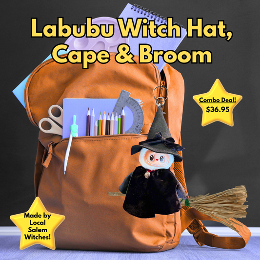 Labubu Witch Outfit - Black