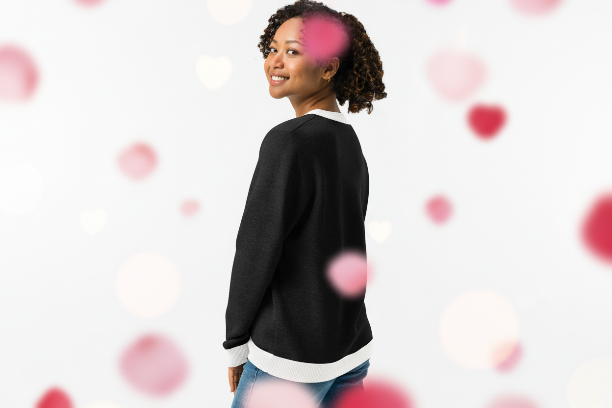 It's Fine  Crewneck Knitted Sweater