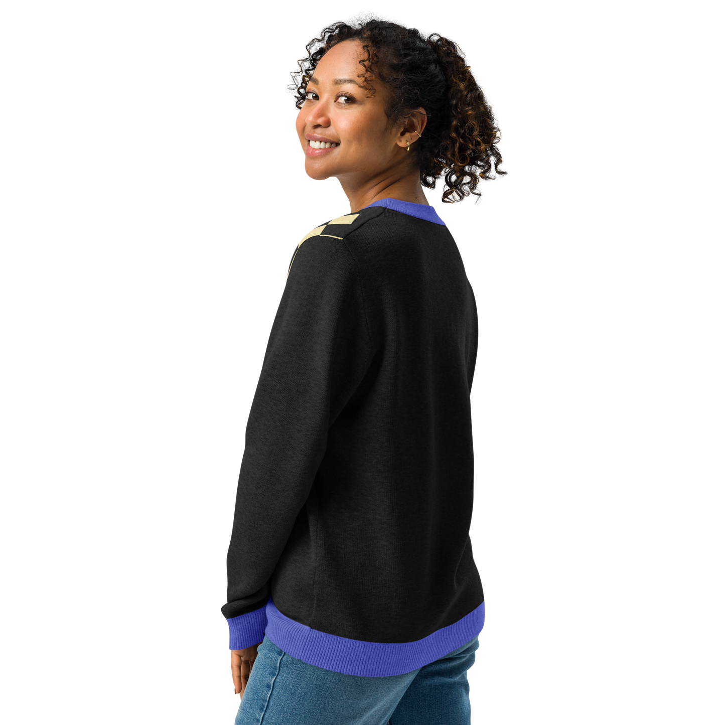 Love Ukraine Knitted crew neck sweater