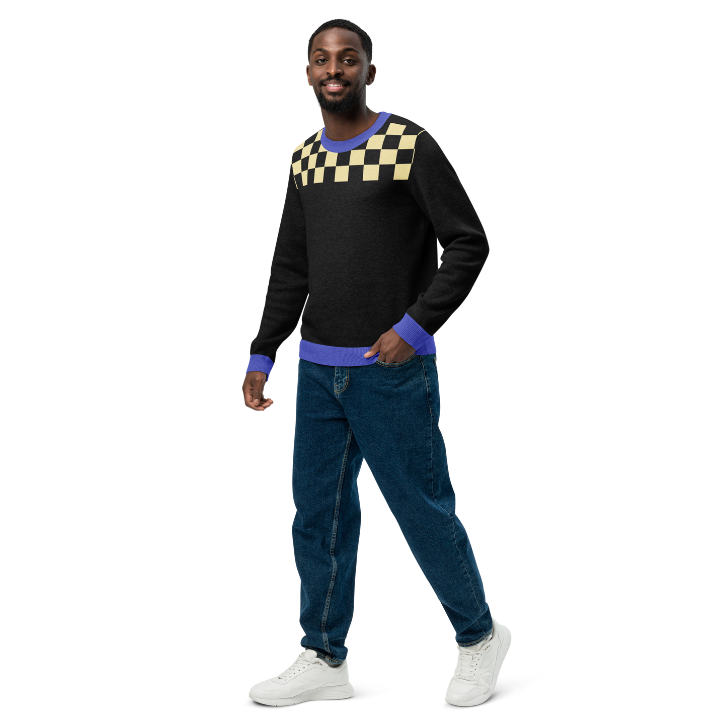 Love Ukraine Knitted crew neck sweater