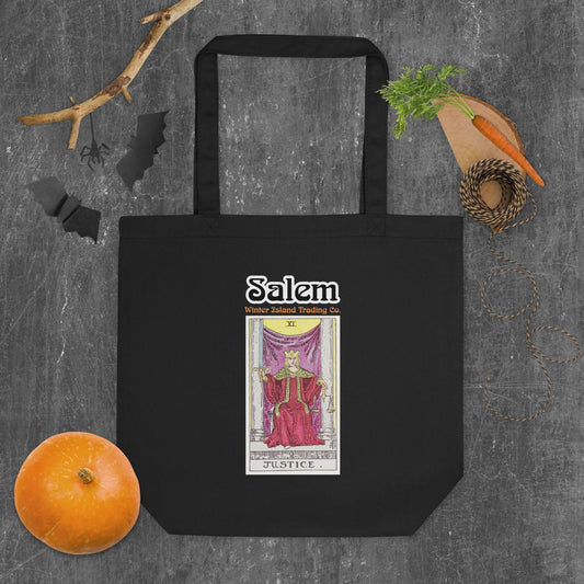 Tarot Card Justice Eco Tote Bag - Winter Island Trading Co.