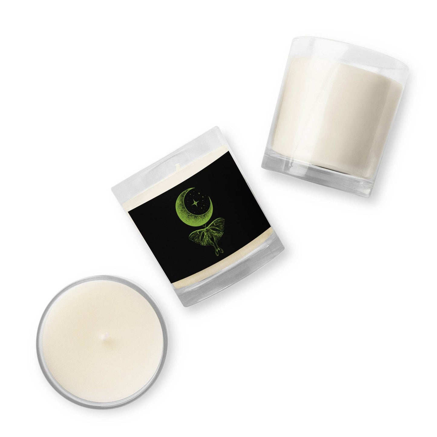 Moon Moth White Candle - Unscented - Winter Island Trading Co.