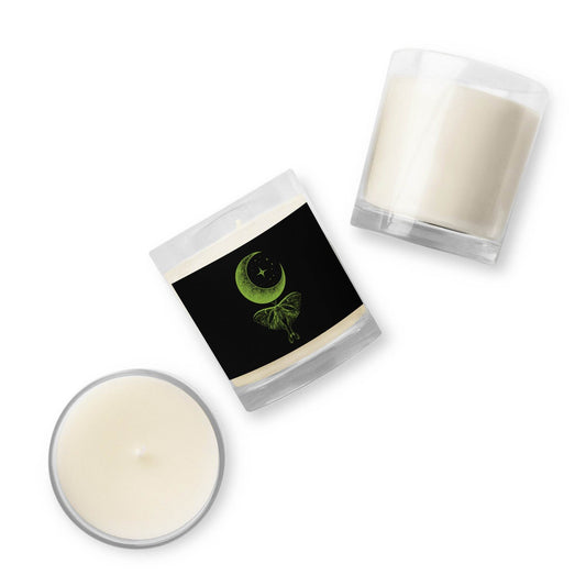 Moon Moth White Candle - Unscented - Winter Island Trading Co.