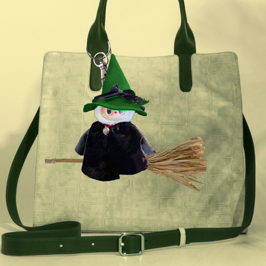 Labubu Witch Outfit - Green Hat