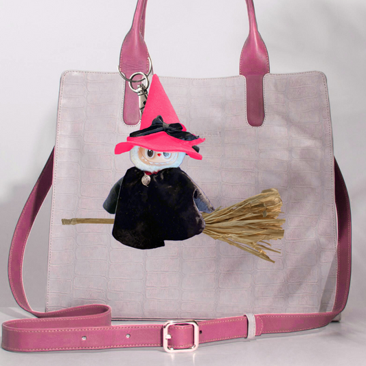 Labubu Witch Outfit - Pink Hat