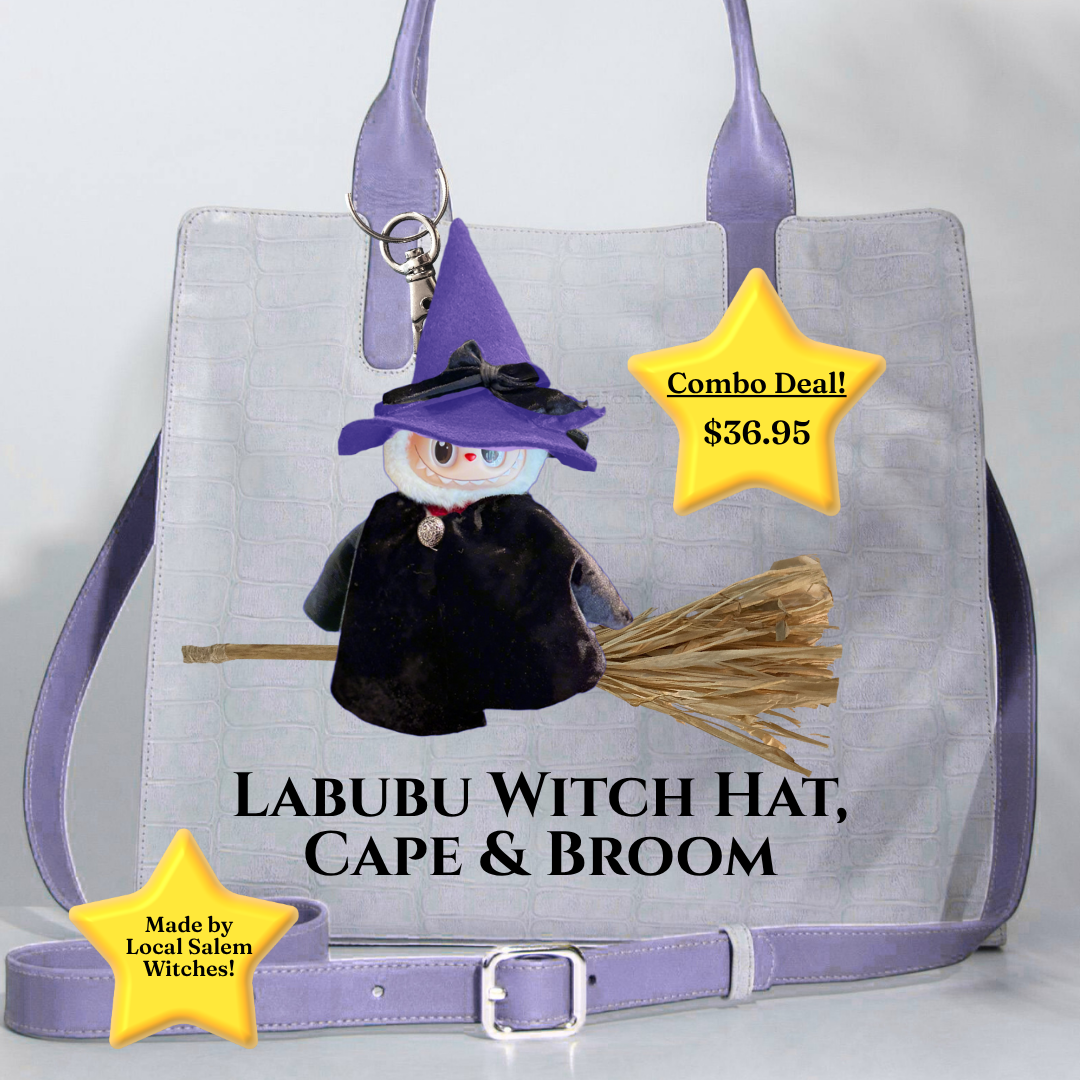 Labubu Witch Outfit - Purple Hat