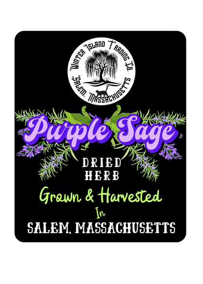 Purple Sage (Russian Blue Variety) 0.25oz Dried