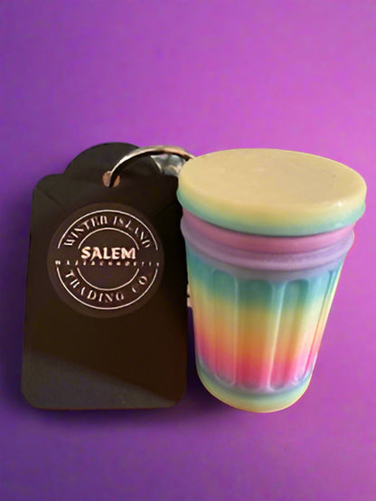 Keychain Rainbow Stash Can