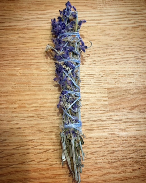 Purple Sage Smudge Stick – Grown and Ethically Harvested in Salem, MA