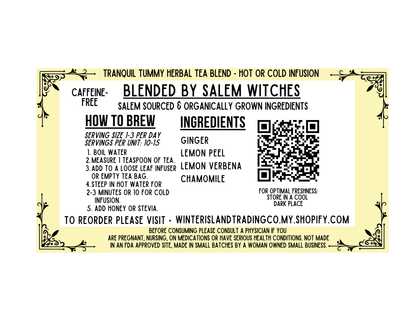 Tranquil Tummy Lemon Ginger Tea - Loose Leaf