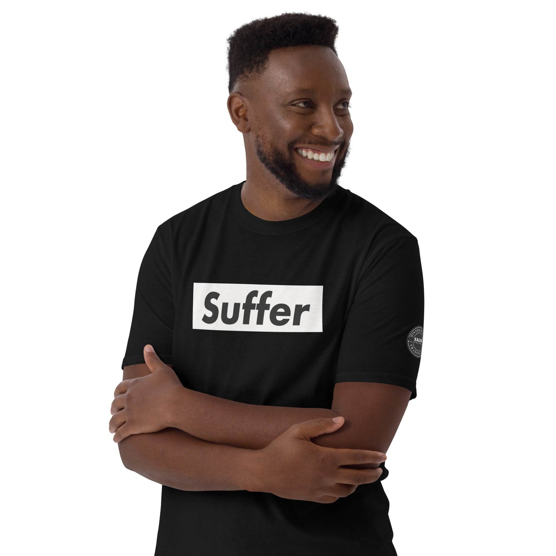 Suffer Brand White on Multiple Colors Short-Sleeve Unisex T-Shirt - Winter Island Trading Co.