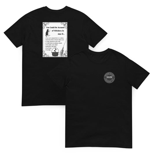 You Could Be Accused of Witchery Short-Sleeve Unisex T-Shirt - Winter Island Trading Co.